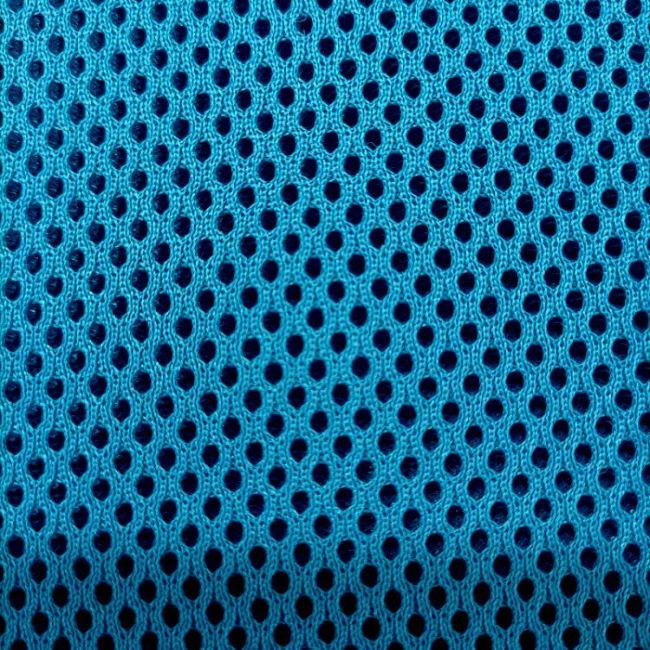 Blue Sandwich air mesh fabric