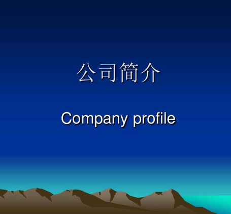 Company Profile Video